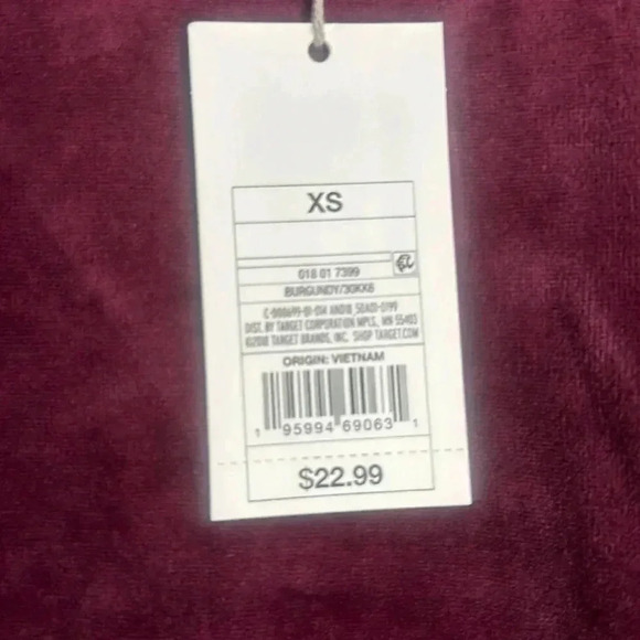 A New Day Women's Bishop Long Sleeve Velvet Smocked Top - Picture 4 of 7